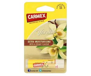 Carmex Ultra Moisturising Lip Balm Stick SPF 15 Vanilla