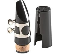 Carmichael Bb Clarinet Mouthpiece Kit - Includes Mouthpiece, Nickel Ligature and Cap with Free Reed