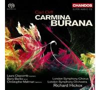 Carmina Burana Hybrid SACD - DSD Edition by Orff, C. (2008) Audio CD