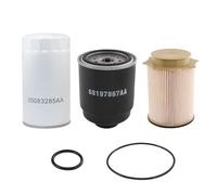 CARMOCAR 6.7L Cummins Fuel Filter Water Separator and Oil Filter Set replacement for 2013-2018 Dodge Ram 6.7L Cummins Diesel 2500 3500 4500 5500 Replaces 68197867AA 68157291AA 5083285AA