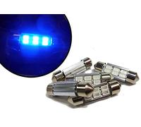 CarModShop 36MM-Bx5 5 X Blue 6 LED Interior Festoon 36mm-12v 24v C5W 539 C5W Bulbs Lighting Lamp Spare Part