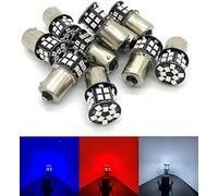 CarModShop P21W BA15S 382 245 R5W 149 30 smd LED 12v 24v bulbs (Amber, Pack of 2)