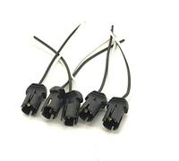 CarModShop Pre-Wired Push T10 W5W W3W 501 194 Bulb Socket Holders LED Repair Dash Parking - Pack of 5