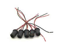 CarModShop Pre-Wired Rubber T10 W5W W3W 501 194 Bulb Socket Holders LED Repair Dash Parking - Pack of 5