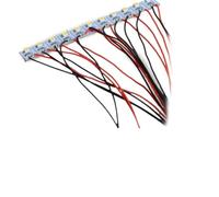 CARMOTTER 12x Pre-Wired Warm White 12V for SMD LED Lights for Model Making - 200mm Cable Indoor Home Decor DIY Lighting Fixtures 10mm Chip