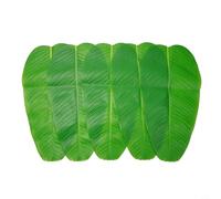 CARMOTTER Bring the Tropics Home Set of 5 Large Artificial Banana Leaves for Centerpiece