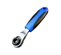 CARMOTTER Compact Ratchet Spanner Set 72 Tooth for Flexible Head with Bits for Auto Repair Small Hand Tools 94mm Blue Mechanic Kit(1pc)