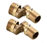 CARMOTTER Corner Faucet Tap, Adjustable Wall Mounted Angled Curved Foot, Shower Fixing parts, For Various Wall Mounted Water Faucets