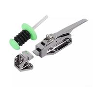 CARMOTTER Freezer Door Handle, Refrigerator Door Handle Repair Set, Oven Refrigerator Metal Freezer Door Flush Mounted Walk-in Cooler Latch Handle fits Freezers,(A)