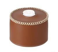 CARMOTTER Premium Gas Tank Leather Case, Suitable for Small and Long Tanks, Black, Brown, White Options (S Brown)