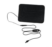 CARMOTTER Reptile Heating Mat USB Powered with Thermostat Control - Safe Under Tank Heater for Vivariums Cages - Soft Leather Pad for Frogs Spiders 33x18cm(S)