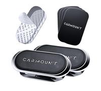 CARMOUNT F1 Dashboard Car Mount | Magnetic Phone Holder for Car, Ultra Strong 8X N52 Magnets, 360° Rotation, Universal Dash Mount for All Phones (2-Pack) | Car Mount Magnet