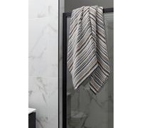 'Carnaby Stripe' 100% Cotton Yarn Jacquard Towels Christy Brown Bath Sheet