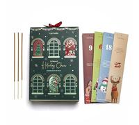 Carnatia 24 Days of Holiday Cheer Christmas Advent Calendar - 24 Assorted Incense Sticks with Festive Fragrances | Perfect for Relaxation & Seasonal Ambiance