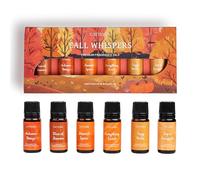 Carnatia Fall Whispers Aroma Oil Set - Pack of 6 | Cozy, Nostalgic Scents for Diffusers | Embrace Autumn’s Warmth with Earthy, Spiced & Comforting Aromas!