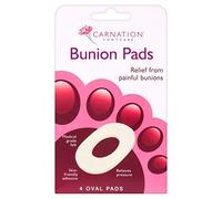 CARNATION BUNION PADS, (4 OVAL PADS)
