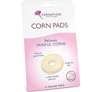 Carnation Corn Rings Foam-O-Felt 12 Round Pads- 6 PACKS by Carnation Footcare