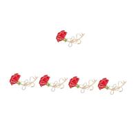 Carnation Event Fathers Day Hair Bows Quicksand Chains Pineapple Scarf Brooch Decor Cute Liquid Vintage Brooches for Women Pride Month Decorations Alloy