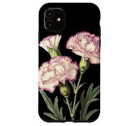 Carnation Flower Scientific Name Vintage Illustration Flora Case for iPhone 11