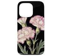 Carnation Flower Scientific Name Vintage Illustration Flora Case for iPhone 13 Pro