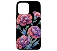 Carnation Flower Scientific Name Vintage Illustration Flora Case for iPhone 13 Pro Max