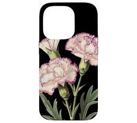 Carnation Flower Scientific Name Vintage Illustration Flora Case for iPhone 14 Pro