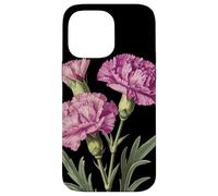 Carnation Flower Scientific Name Vintage Illustration Flora Case for iPhone 14 Pro Max