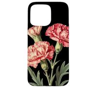 Carnation Flower Scientific Name Vintage Illustration Flora Case for iPhone 15 Pro Max