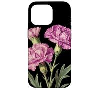 Carnation Flower Scientific Name Vintage Illustration Flora Case for iPhone 16 Pro