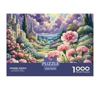 Carnation - Landscape Painting 1000 Piece 。 Puzzles for Adults - Colourful, Challenging & Brainteasing Adults 。 Puzzle - Puzzle The Future - 100% Recycled Cardboard - 1000pcs -70x50cm/1000pc
