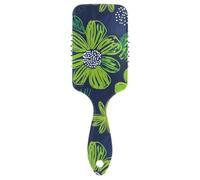 Carnation Lime Green and Navy Blue cute brush for hair growth Designed scalp massager for thinning hair with Ergonomic handle cepillo anti frizz para cabello