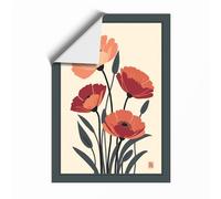 Carnation Studies Botanical Unframed Wall Art Print A4 (29.7×21cm), Wall Decor for Living Room, Bedroom, Office & Home, Art Gift