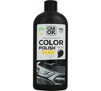 Carnauba Colour Wax 500ml - Black or Red - Scratch Filler & Gloss Shine - Car Polish with Protective Coating (BLACK)