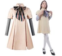 Carnavalife Disfarz Megan Girl 3-15 Years, Assassin Doll Costume, School Uniform, Halloween M3GAN (M)