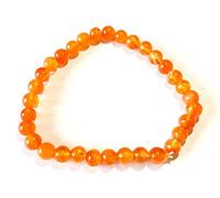 Carnelian Beaded Bracelet Positive Energy Fashion Gift crystal Healing Wellness Career Peace handcrafted accessory