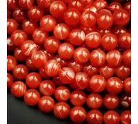 Carnelian Beads 10 MM Carnelian Loose Gemstones for Jewelry Making Stone Beads 35-38 PCS