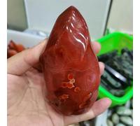 Carnelian Crystal Flame Quartz Torch Home Decor Decor(410-500g)