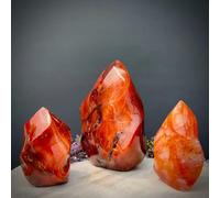 Carnelian Flame Carnelian Crystal Tower Red Agate Flame Tower Home Decoration