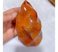 Carnelian Jasper Flame Quartz Crystal Wand Point Stone Halloween Decoration (Size : 200-240g) Gemstone Stone