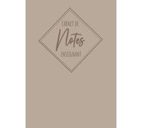 Carnet de Bord de l’Enseignant Beige: Suivi des notes et des compétences pour 35 élèves | Format A5 | Carnet de cotes du professeur | 70 pages de relevé de notes | Registre du prof