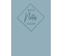 Carnet de Bord de l’Enseignant Bleu Ciel: Suivi des notes et des compétences pour 35 élèves | Format A5 | Carnet de cotes du professeur | 70 pages de relevé de notes | Registre du prof