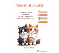 Carnet de : Liste à faire - Liste faites - Citations positives et Bilan de mon carnet - Intérieur en couleur: Modèle chat