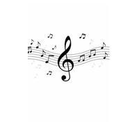 Carnet de Musique: Carnet de musique avec partition vierge, composition de morceaux de Fa et de Sol