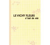 Carnet de notes - broché A5+ - collection Vichy- PRINTEMPS 2026: 17x24,4cm - broché couverture souple mat soft - 100 pages noires et blanches quadrillées et illustrées - taille petit cahier - notebook