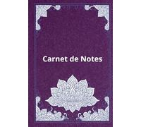 Carnet de Notes: Carnet de notes Cadre du Lotus : Couverture reliée sur fond violet métallisé, 202 pages lignées couleur/intercalées blanche.