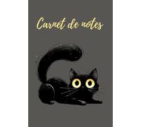 Carnet de notes: Carnet ligné, format A5, motif chat, 200 pages, à compléter, personnaliser, offrir. Idéal comme journal intime, carnet d'idées, carnet d'écriture, carnet de dessins…