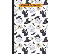 Carnet de Notes Chat Halloween - Cahier A5 Mignon avec Chats Noirs et Fantômes - Idée Cadeau Fille, Ado, Papeterie Kawaii: Un carnet original pour ... pour amoureux des chats et papeterie créative