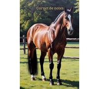 Carnet de Notes Cheval Majestueux: Journal Élégant avec Couverture d'un Cheval, Idéal pour Prise de Notes, Écriture, Organisation ou Cadeau Équestre ... d’Équitation et Amoureux des Chevaux