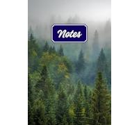 Carnet de Notes Forêt, 200 Pages Numérotées, 6 X 9 Pouces, Cahier de Notes vert, Simple et Polyvalent: Carnet de Notes - Cahier de Notes - Vert - ... - 200 Pages - Ecriture - Plantes - Forêt