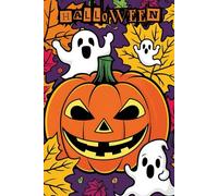 Carnet de notes Halloween Fantômes et Citrouille: Design coloré pour l’automne et Halloween | Parfait pour notes, idées, listes ou journaling | Idée ... l’univers d’Halloween. Cahier Ligné 120 Pages